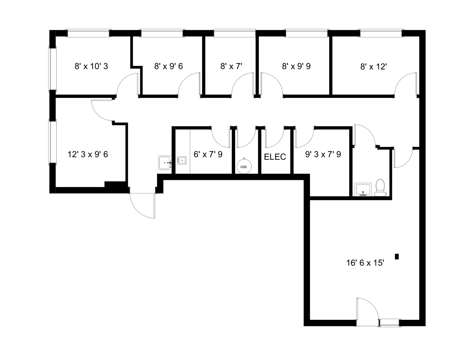 Suite 115 floor plan