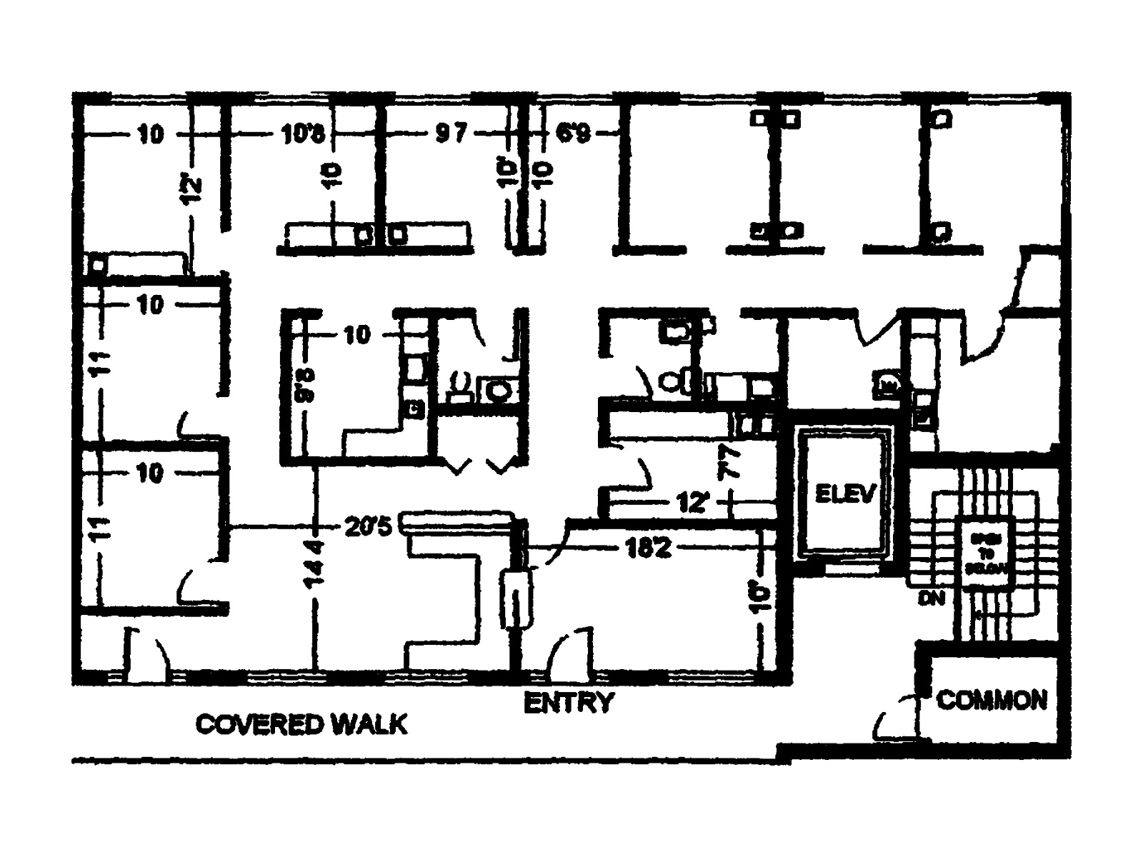 Suite 200 floor plan